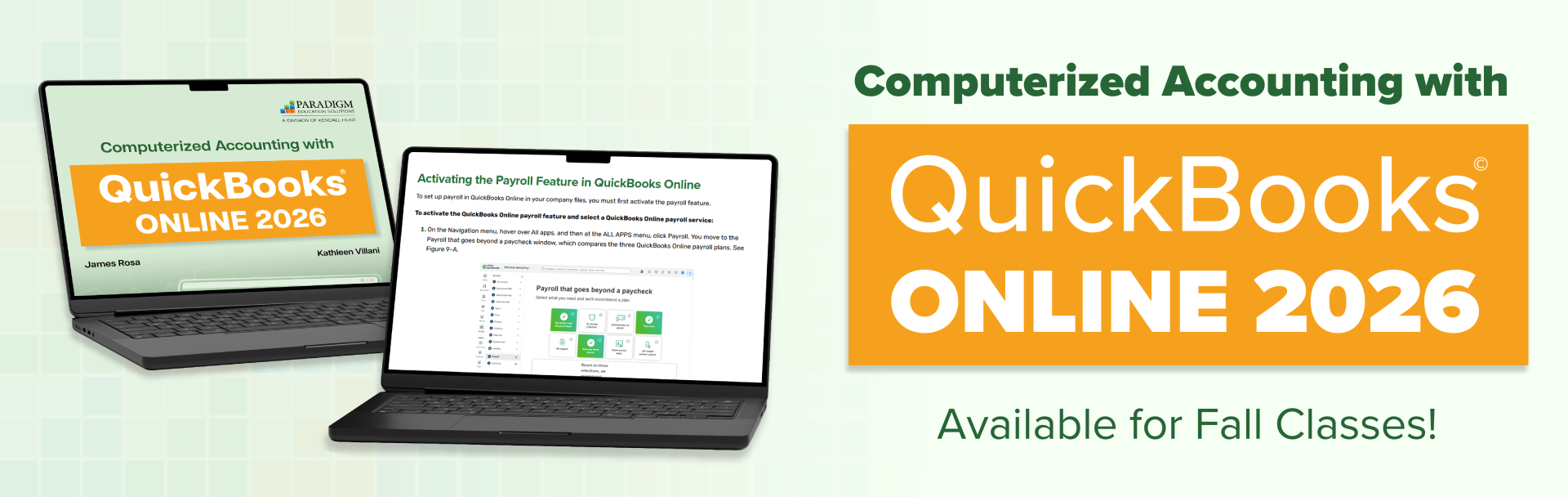 Computerized Accounting for QuickBooks Online 2026 - Available for Fall Classes!
