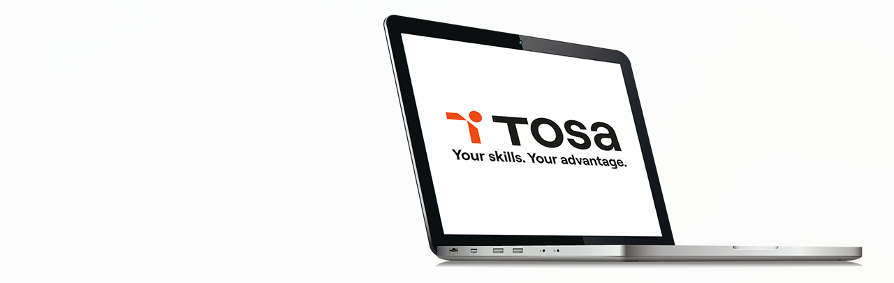 TOSA displayed on a laptop screen