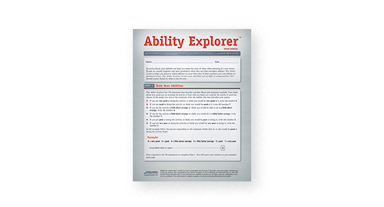 Ability Explorer, Third Edition