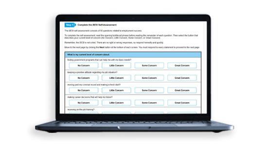 Digital Version of Barriers to Employment Success Inventory