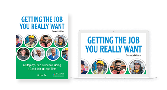 Print and digital versions of Getting the Job You Really Want, Seventh Edition