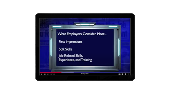 Screenshot from Getting the Job You Really Want video series