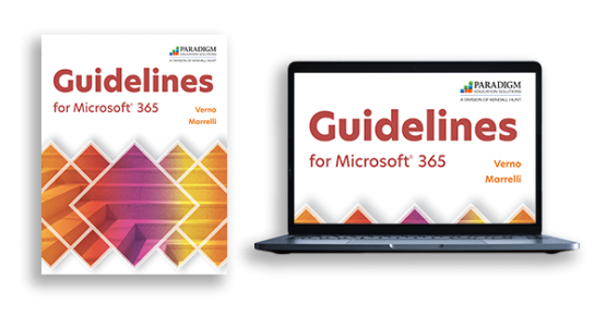 Print and Digital Covers of Guidelines for Microsoft Office 365