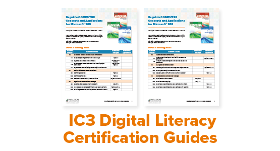 IC3 Digital Literacy Certification Guides