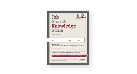 Cover of Job Search Knowledge Scale, Third Edition