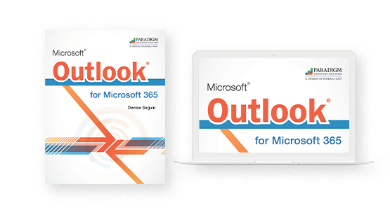 Print and Digital Cover of Microsoft Outlook 365, 2019 Edition