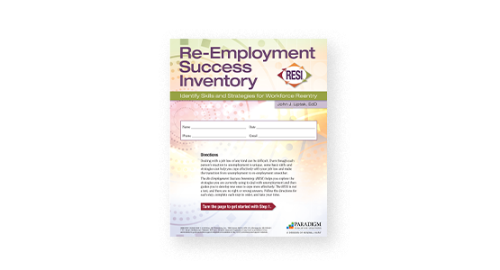 Cover of Re-Employment Success Inventory