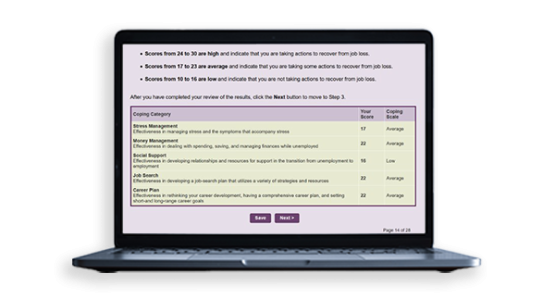 Digital version of the Re-Employment Success Inventory