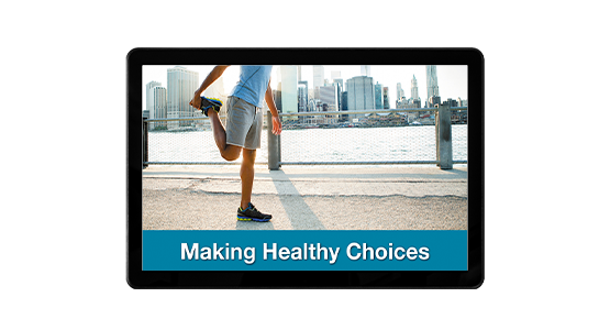 Screenshot from Road to Reentry: Making Healthy Choices