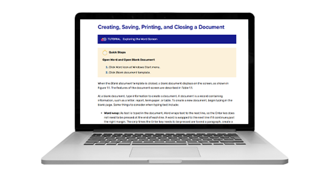 Image of the courseware for Benchmark Series: Microsoft 365 Word