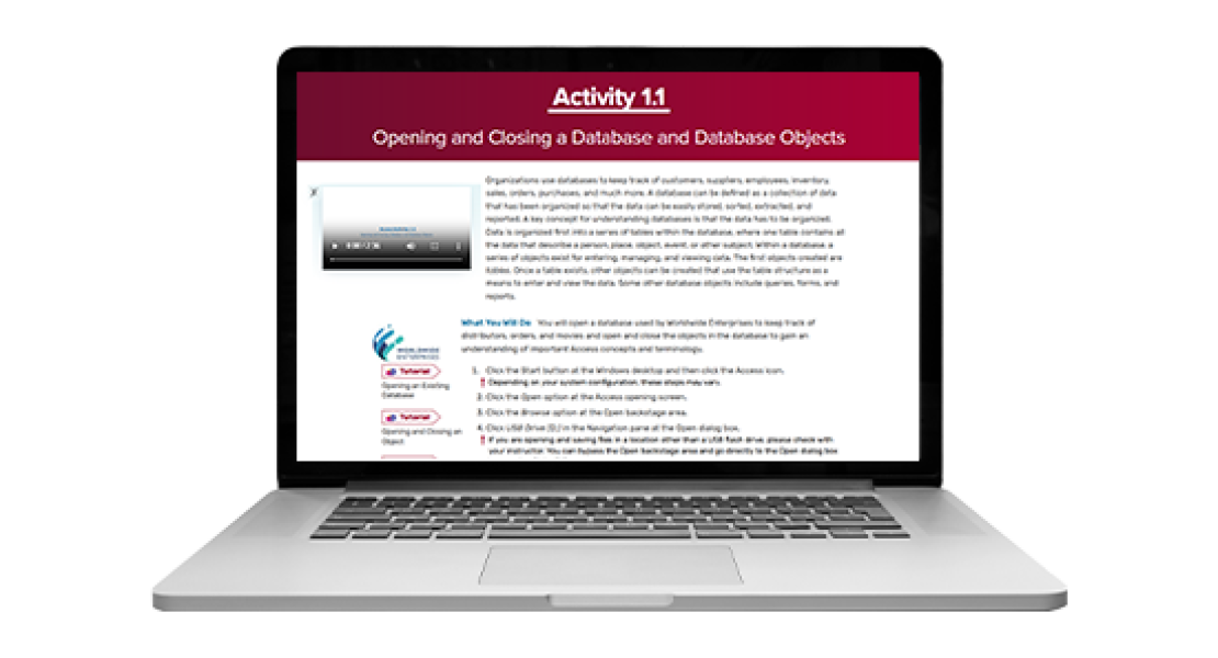 Image of the courseware for Marquee Series: Microsoft 365 Access