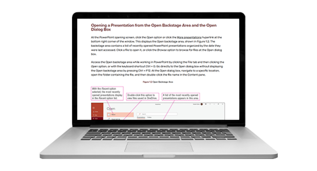 Image of the courseware for Benchmark Series: Microsoft 365 PowerPoint
