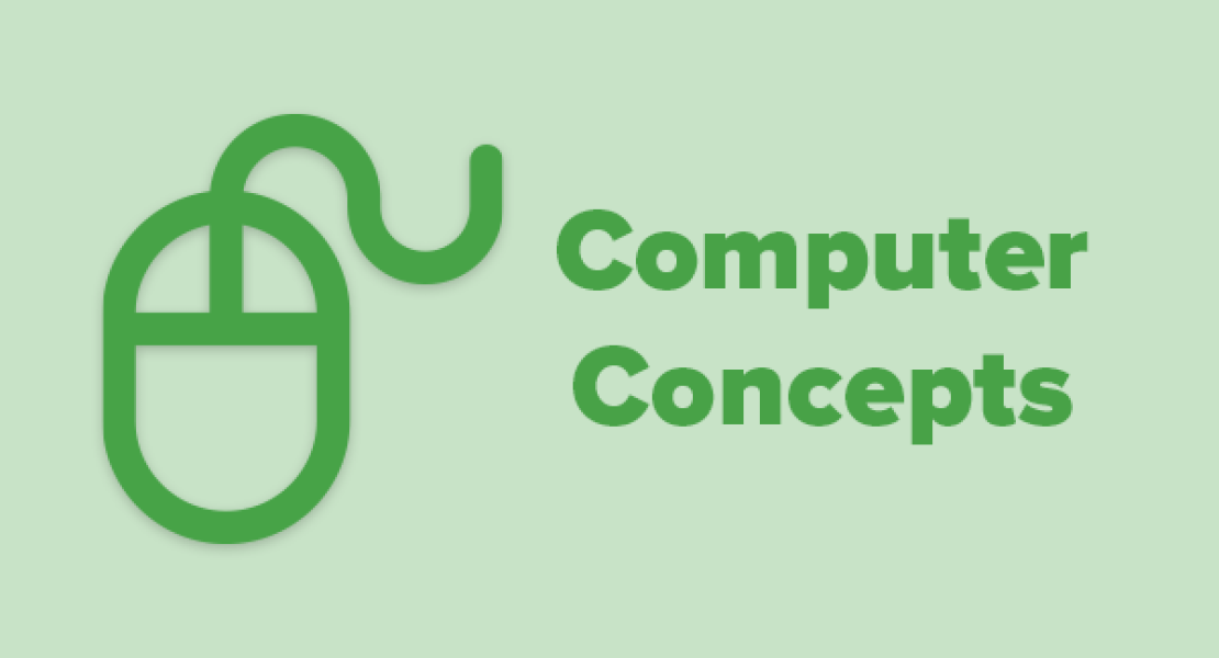 Symbol of a computer mouse