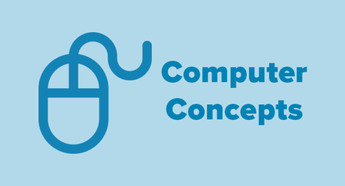 Symbol of a computer mouse