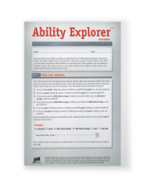 Ability Explorer Assessment