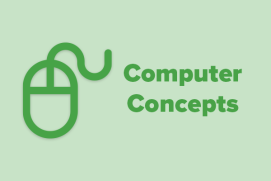 Symbol of a computer mouse